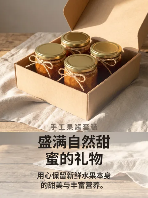 手工果酱4款礼盒目录