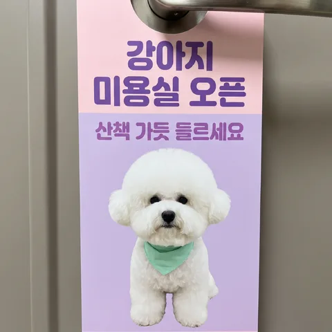 문고리 걸이 전단 · 전단 파스텔 · 전단 플래시