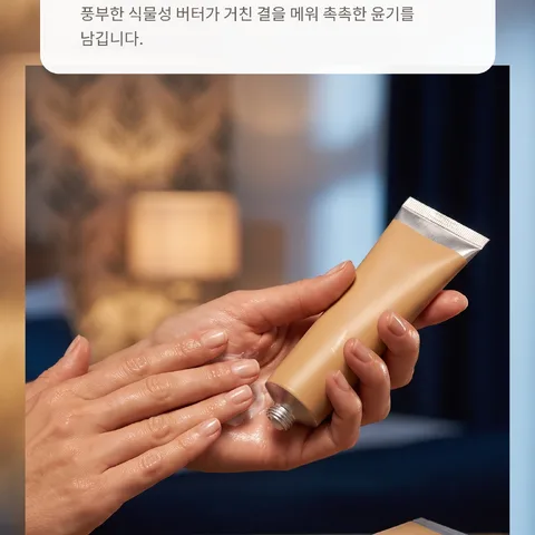 바르는 순간 손끝이 유연하게