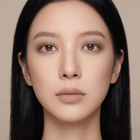 Matte beige complexion