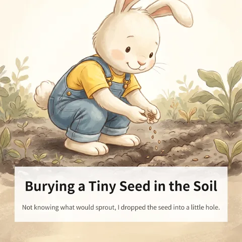 Burying a Tiny Seed in the Soil