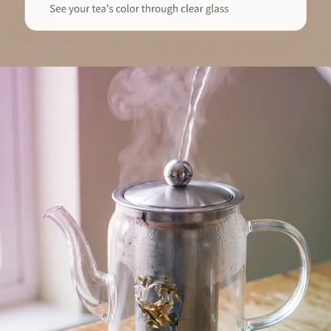 Heat-Resistant Glass, Safe with Boiling Water