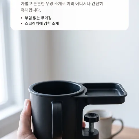 한 손에 들어오는 가벼운 부피