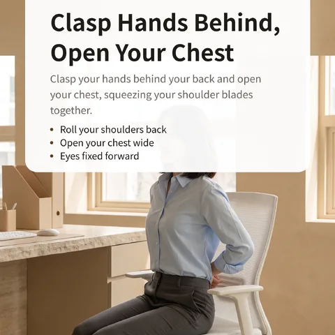Clasp Hands Behind, Open Your Chest