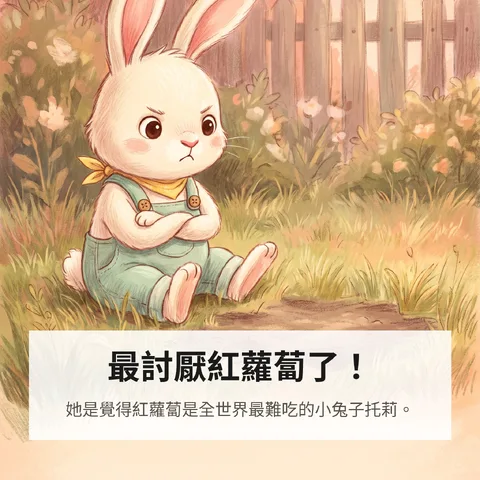 最討厭紅蘿蔔了！