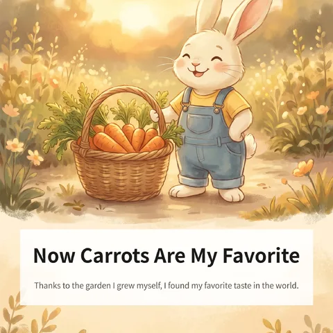 Now Carrots Are My Favorite