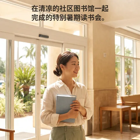 夏天，在图书馆翻开