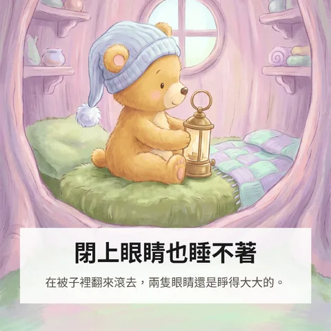 閉上眼睛也睡不著