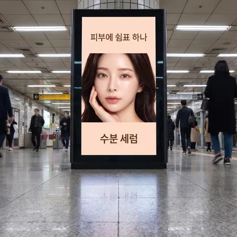 역사 디지털 스크린