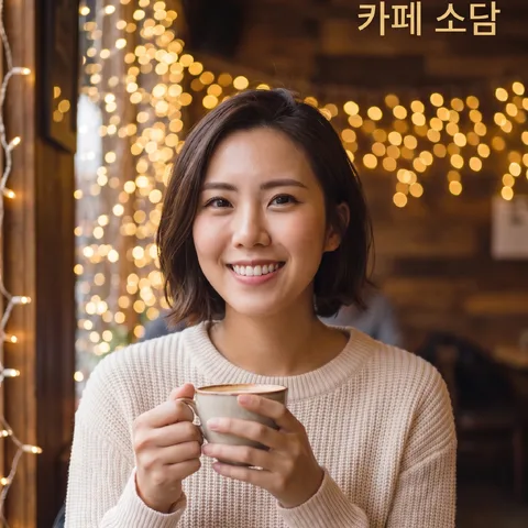 연말 불빛 반짝임