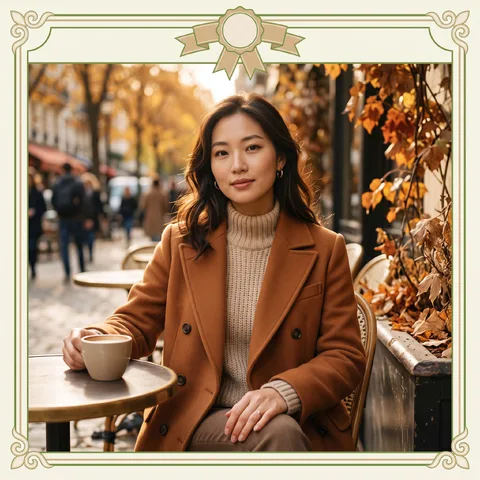 邊框標籤 · 自然綠