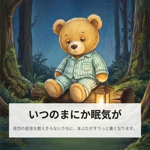 いつのまにか眠気が