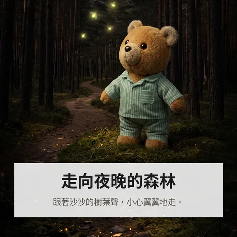 走向夜晚的森林