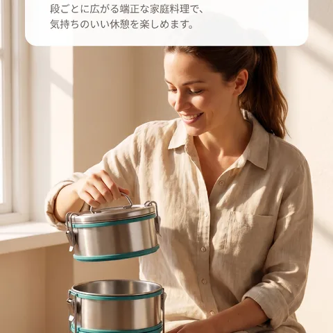 炊きたてごはんのような端正なランチ