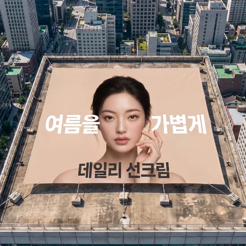 Aerial rooftop billboard