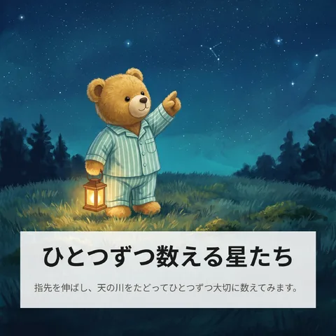 ひとつずつ数える星たち