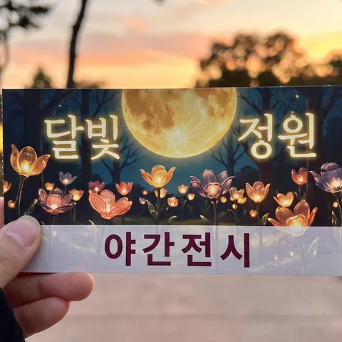 손에 든 티켓 · 티켓 선셋 · 티켓 플랫레이