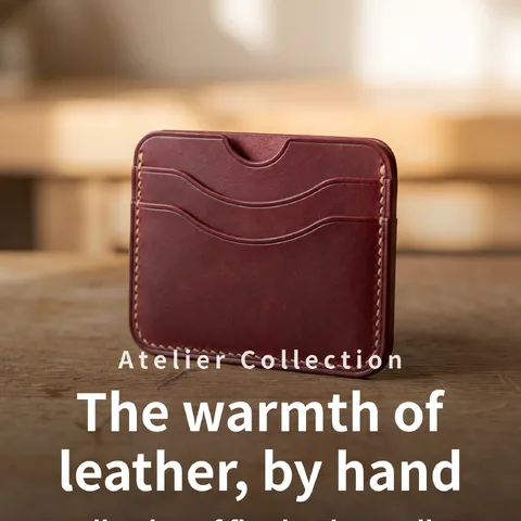 The warmth of leather, by hand