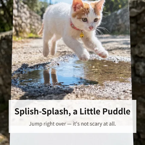 Splish-Splash, a Little Puddle