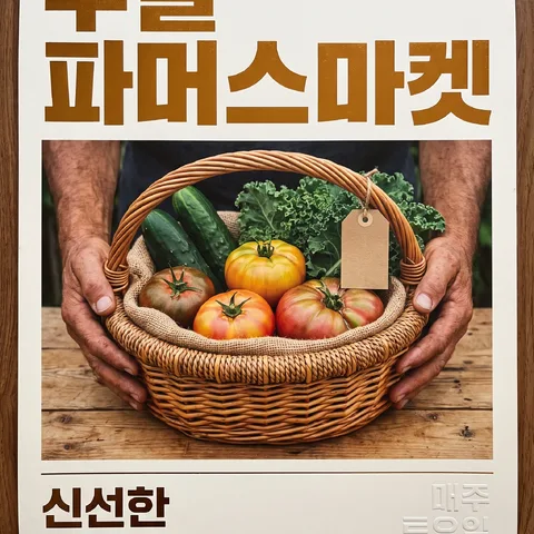 가로 띠 분할 · 골드 엠보스 · 볼드 포스터