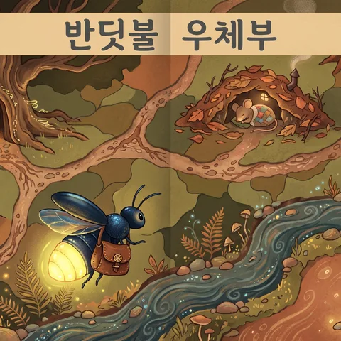 故事地圖跨頁 · 童話土色 · 童話現代繪本