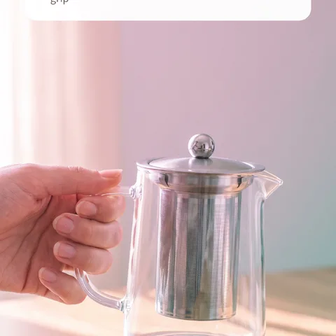 Safe Glass Handle, Easy to Hold