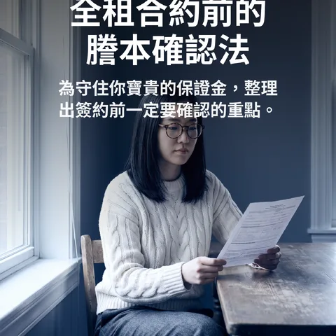全租合約前的謄本確認法