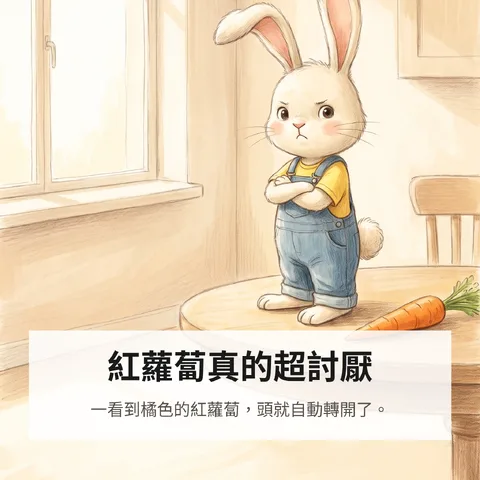紅蘿蔔真的超討厭