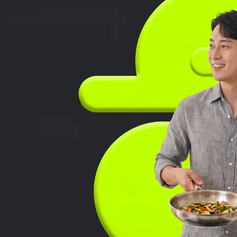 텍스트 좌 · 라임 · 플랫 3D