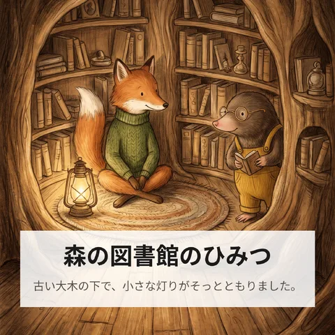 森の図書館のひみつ