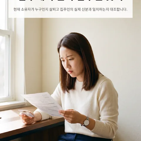 갑구에서 진짜 집주인 찾기