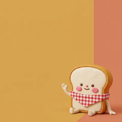 작게 한 켠 · 브랜드 두 색 · 클레이 3D