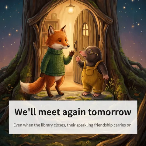 We'll meet again tomorrow