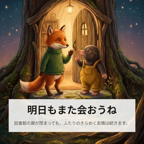 明日もまた会おうね