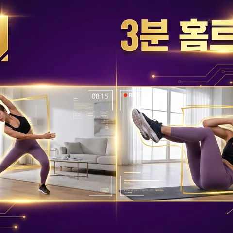 두 칸 비교 · 퍼플 · 스크린샷 강조