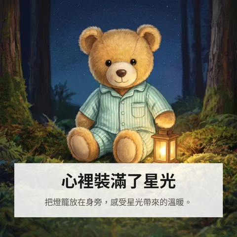 心裡裝滿了星光