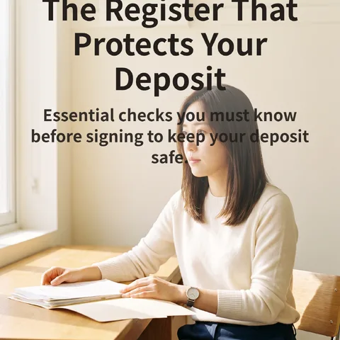 The Register That Protects Your Deposit