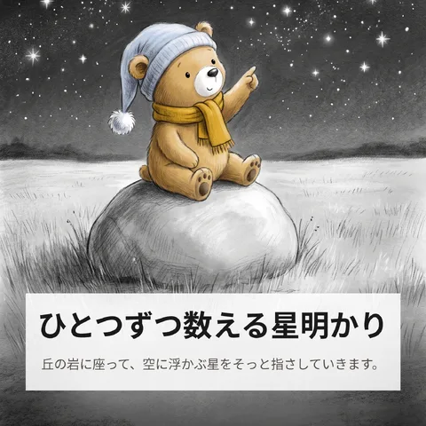 ひとつずつ数える星明かり