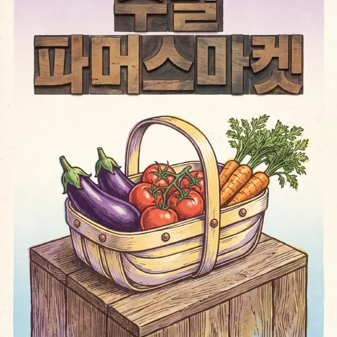 타이틀 스택 · 파스텔 프린트 · 빈티지 프린트