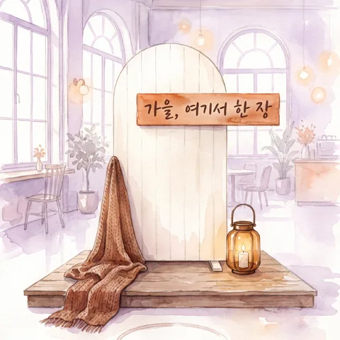 행사장 전경 포토존 · 포토존 라일락 · 포토존 수채 렌더