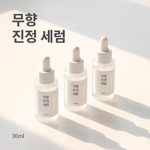 라인업 정렬 · 퓨어 화이트 · 자연광