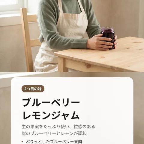 ブルーベリーレモンジャム