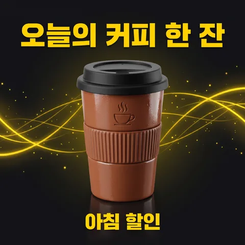 히어로 정면 · 고대비 블랙 · 글로시 광고