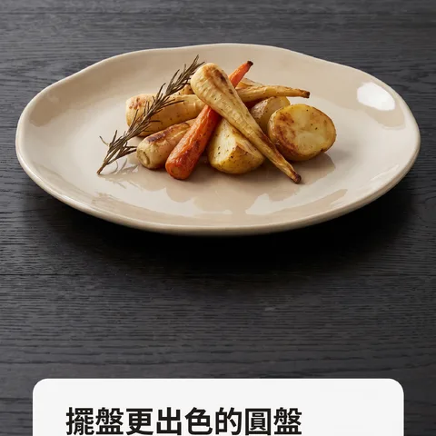 擺盤更出色的圓盤