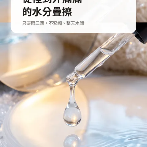 從裡到外滿滿的水分疊擦
