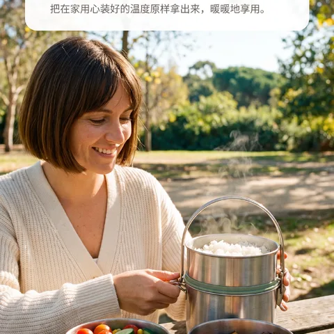在阳光正好的长椅上吃一餐