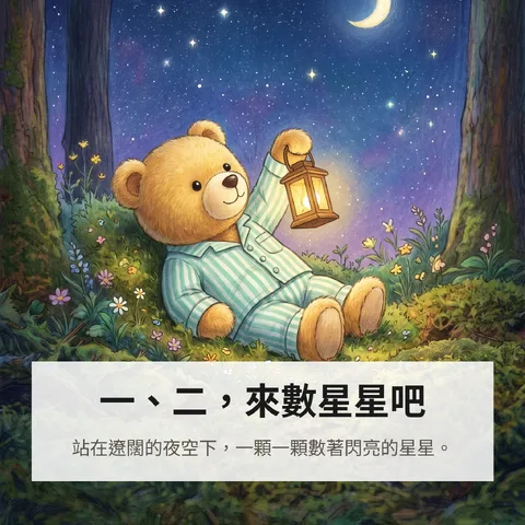一、二，來數星星吧