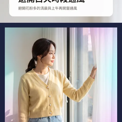 避開白天時段通風