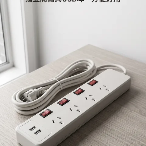 整潔又安全的延長線