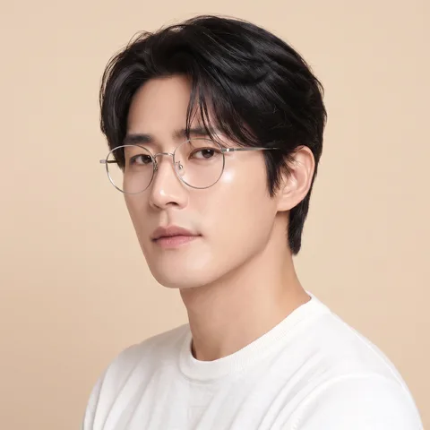 Glasses three-quarter angle